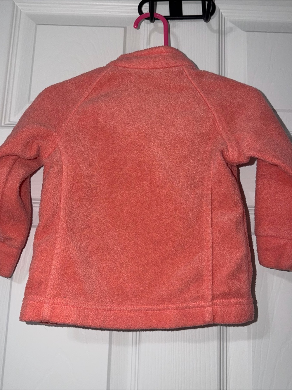 Columbia Baby Full Zip-Up Fleece Jacket Peach Size 12-18 Months - Picture 3 of 5